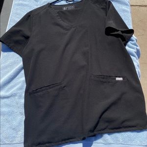 Figs Black Scrub Top and Pants